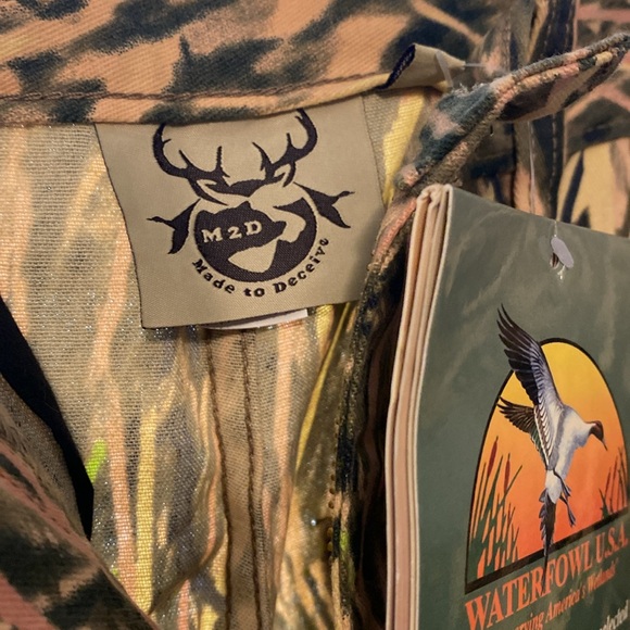M2D Shooting or Hunting Grassland Duck Camouflage Men’s New wt Tags Camo Pants - Picture 4 of 10